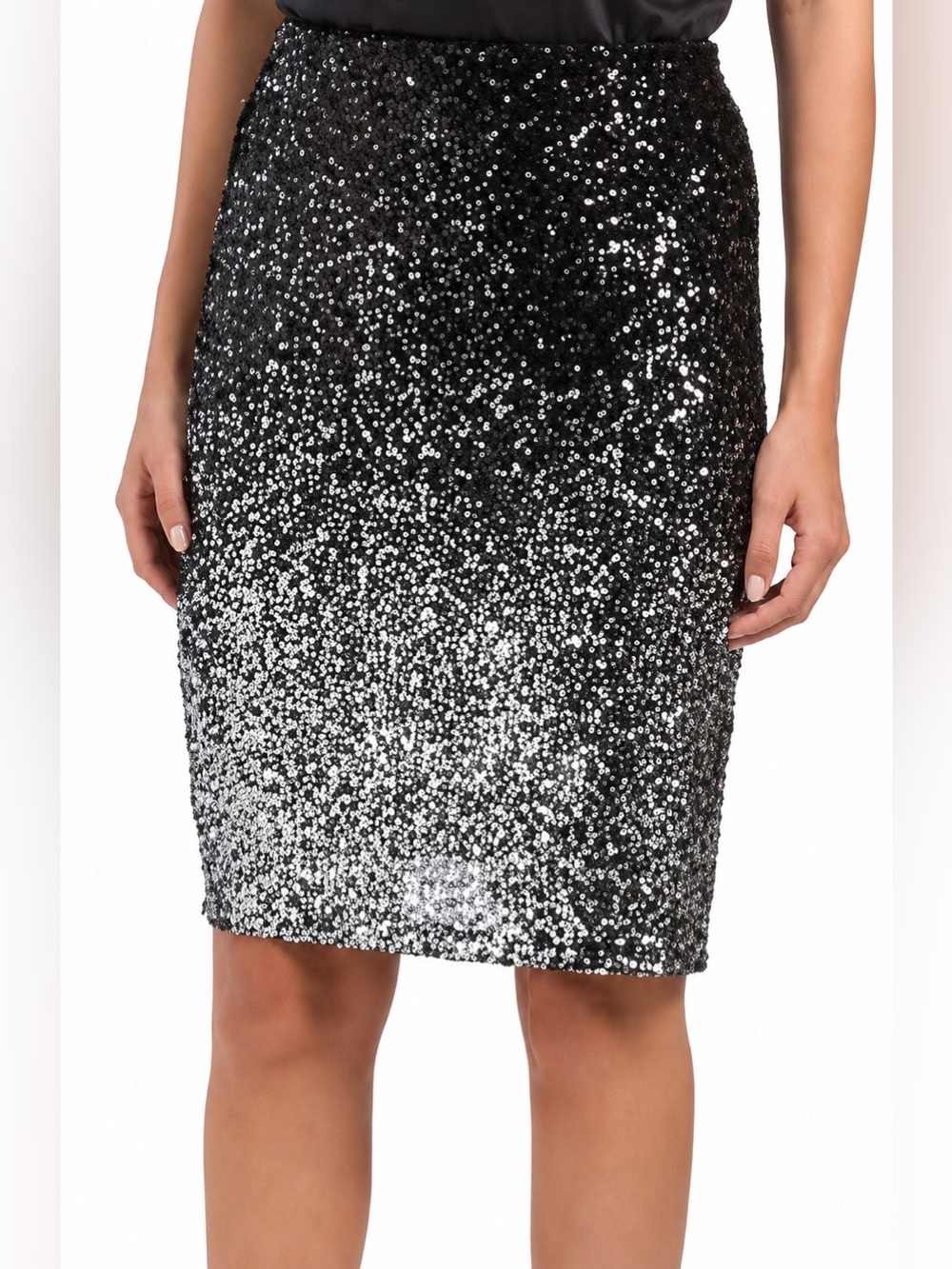 Cable & Gauge NWT sequin Ombre pencil skirt, small